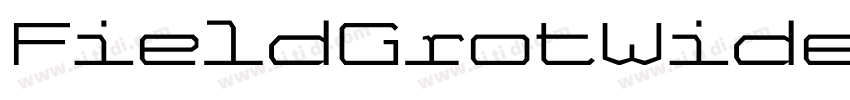 FieldGrotWide Medium字体转换